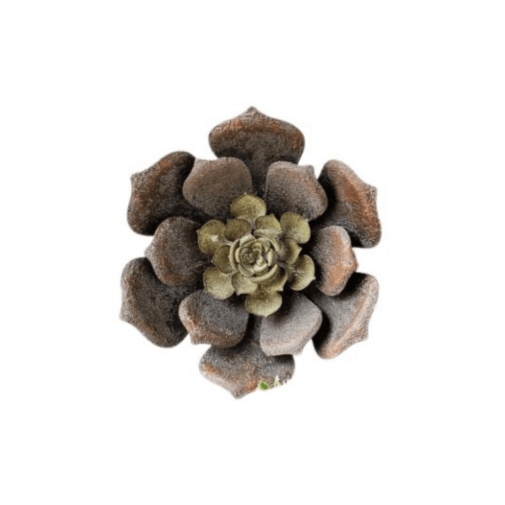 Brown Flower Metal Wall Art