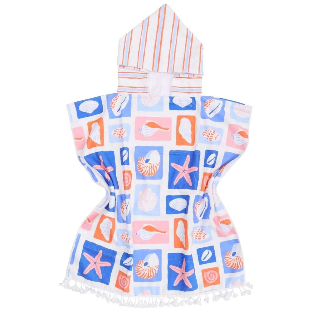 Shells Microfibre Poncho Towel