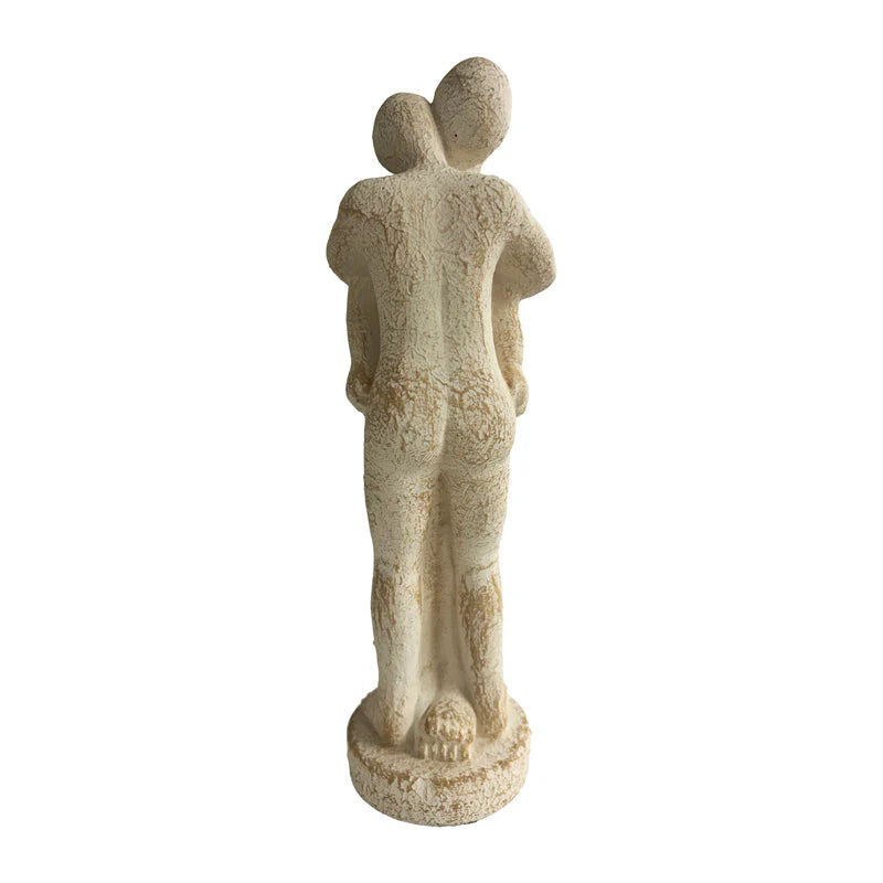 Small Hugging Couple Statue Ornament