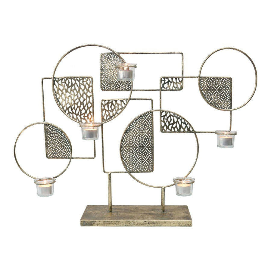 Abstract Hives Statement Candle Holders