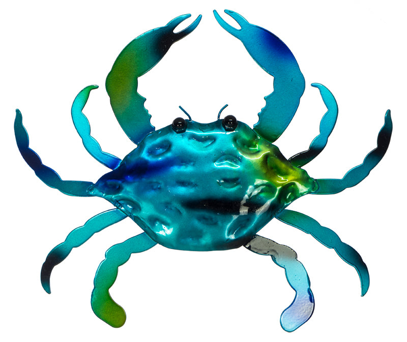 Crab Fever Metal Wall Hanging