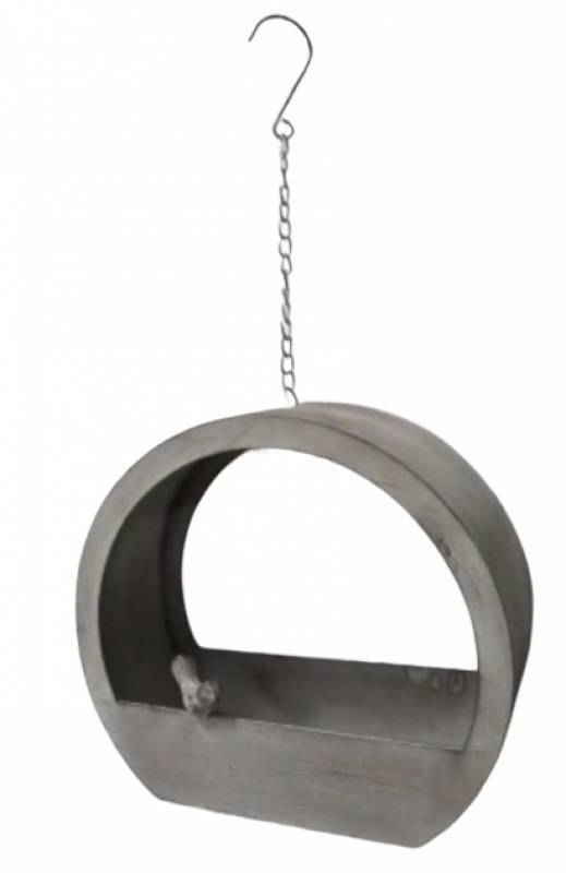Metal Hanging Bird Planter Pot