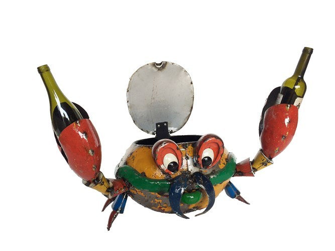 EEIEEIO Conrad the Crab Esky Cooler Outdoor Metal Sculpture