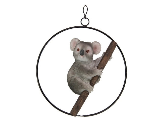 Australian Koala In Ring Hanging Decor